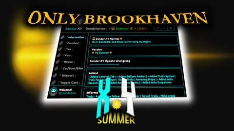 Sander XY Orginal — Roblox script for Brookhaven 🏡RP